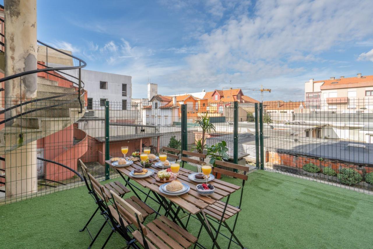 Host Wise - Spacious Fresh Flat W Terrace - Near Sea Espinho  Kültér fotó