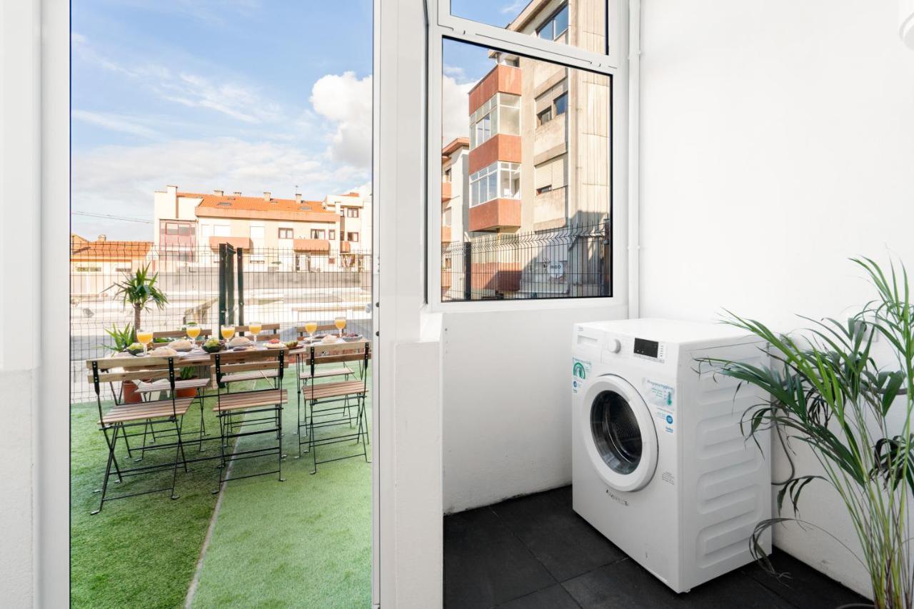 Host Wise - Spacious Fresh Flat W Terrace - Near Sea Espinho  Kültér fotó